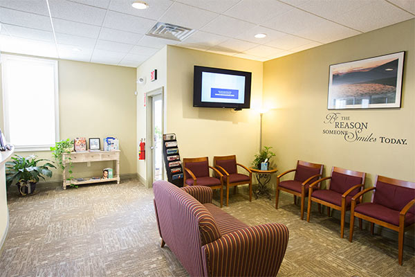Waiting area with chairs at Masci, Hale & Wilson Advanced Aesthetic and Restorative Dentistry in Montgomery, NY