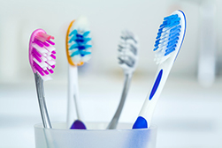 Image of toothbrushes.